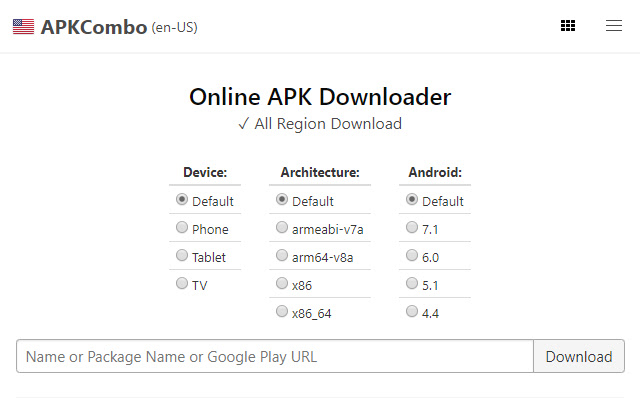 Chrome APK Download plugin