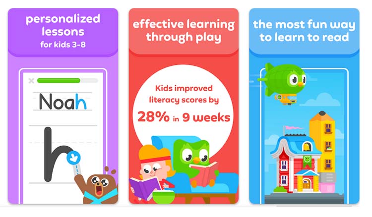 English language learning program Learn to Read - Duolingo ABC