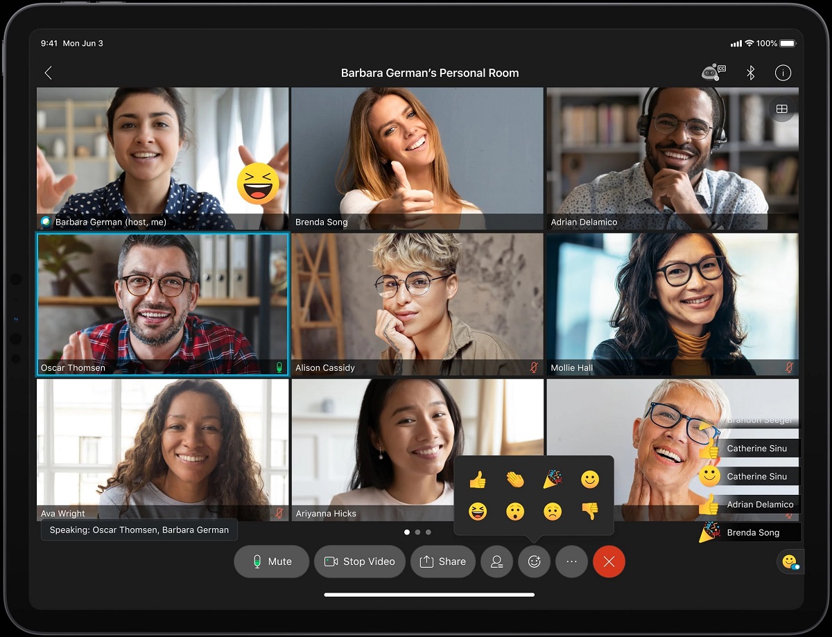Free application for holding Cisco Webex meeting video conference