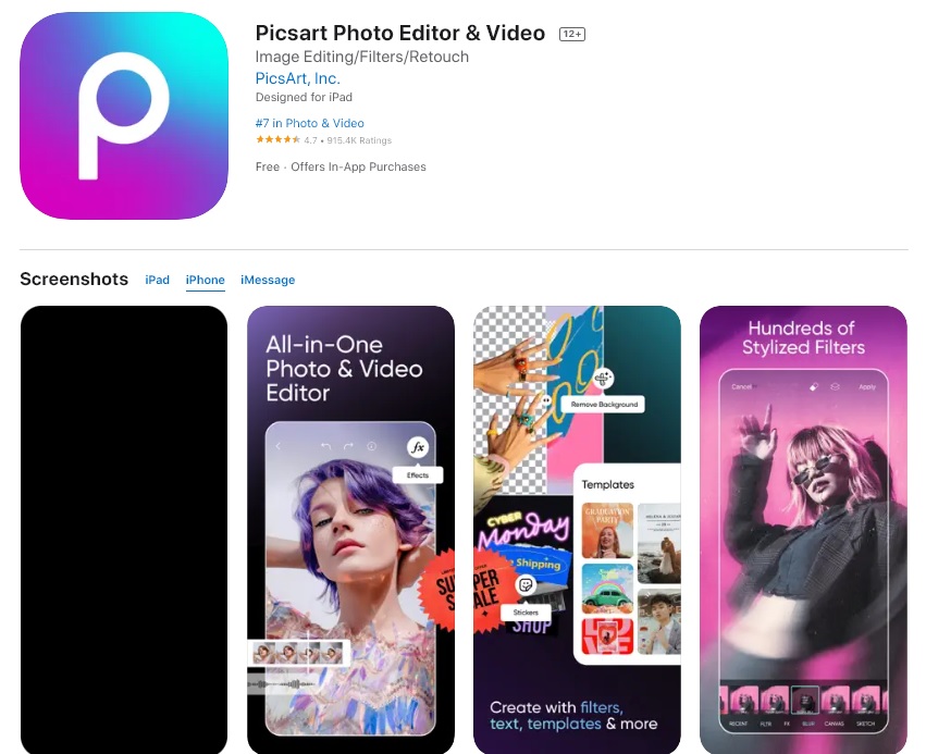 Instagram-picsart highlight cover making program