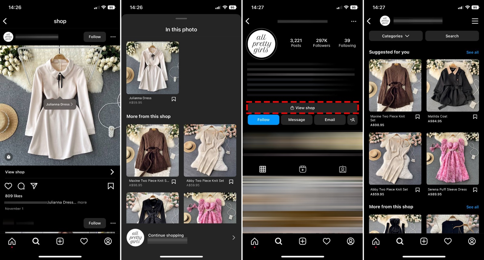 Instagram Shopping Instagram Shop on iOS iPhone