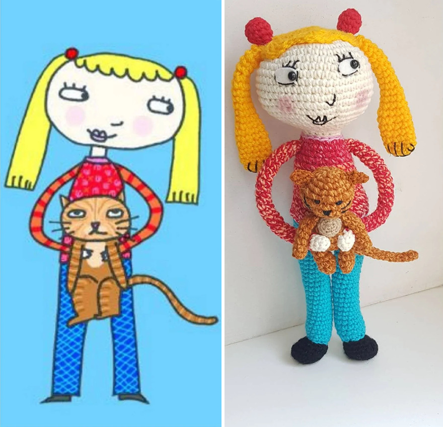 Making toys from drawings