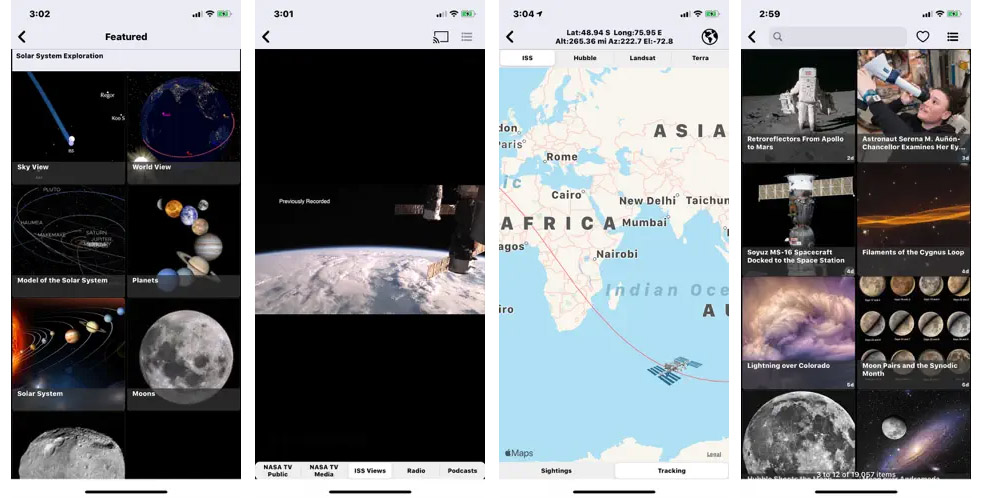 NASA iPhone application