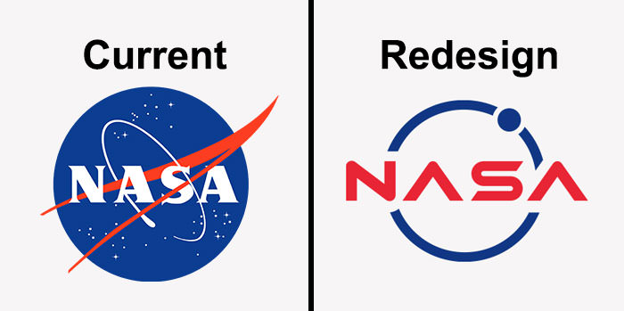 NASA logo redesign