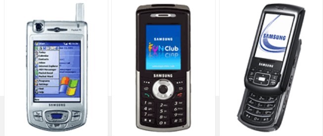 Old Samsung phones with Intel processors