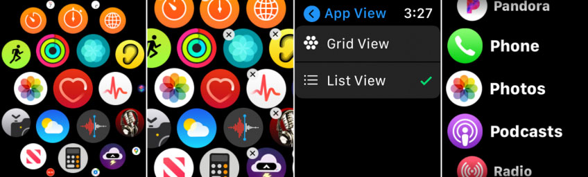 Organize apps on Apple Watch
