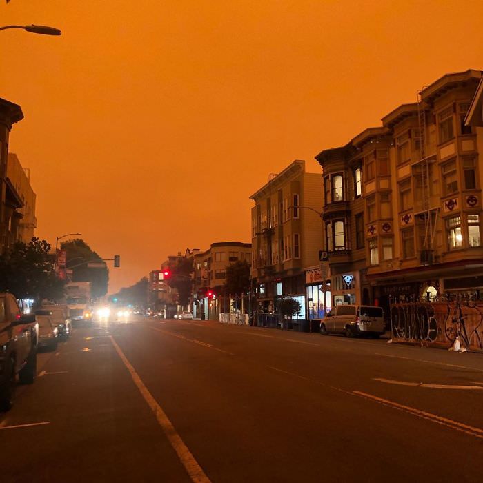 Pictures of San Francisco fire