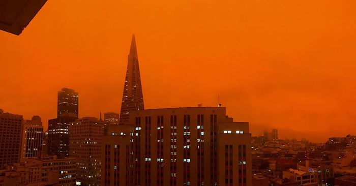 Pictures of San Francisco fire