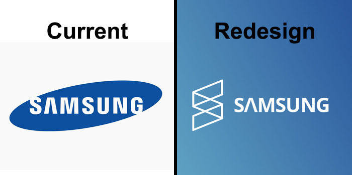 Samsung logo redesign