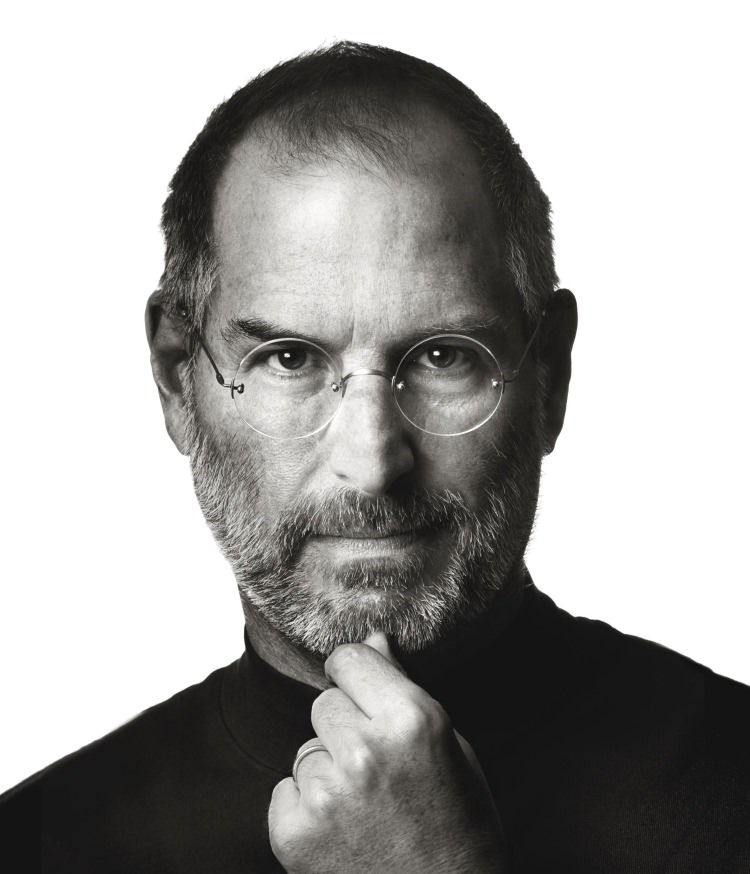 The famous portrait of Steve Jobs