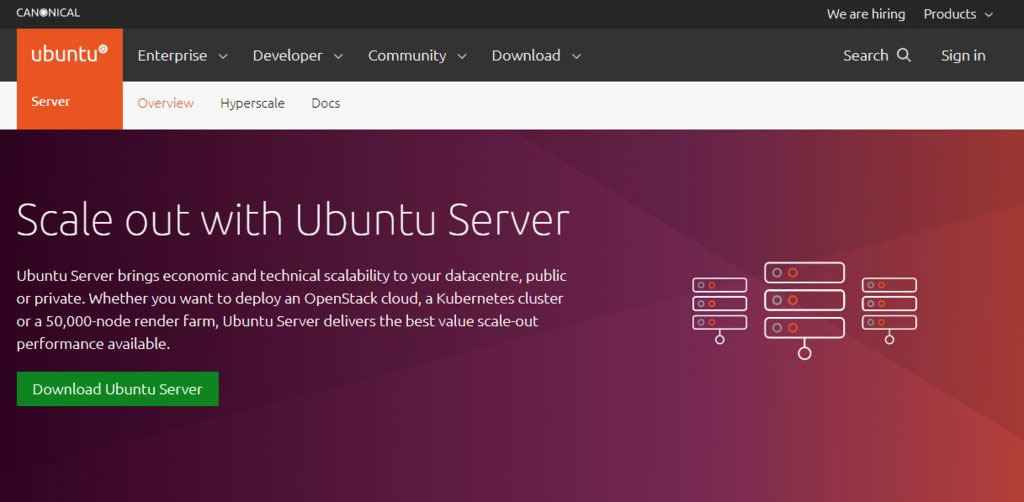 Ubuntu Server distribution