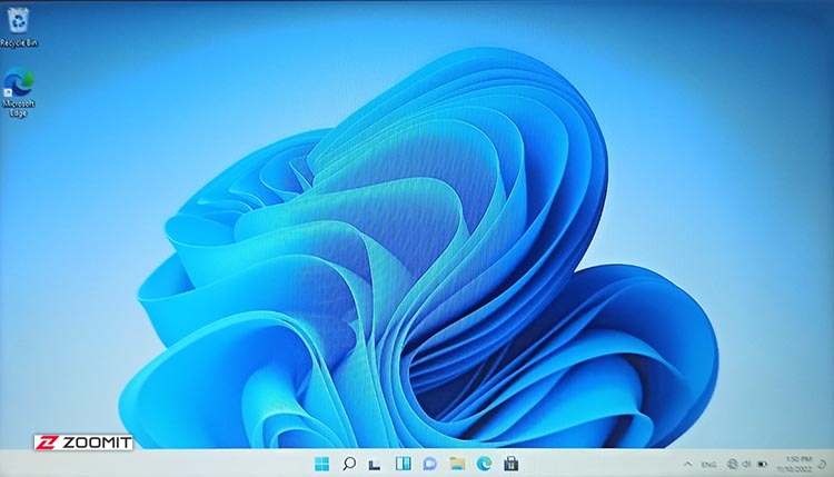 Windows 11 desktop screen after installation
