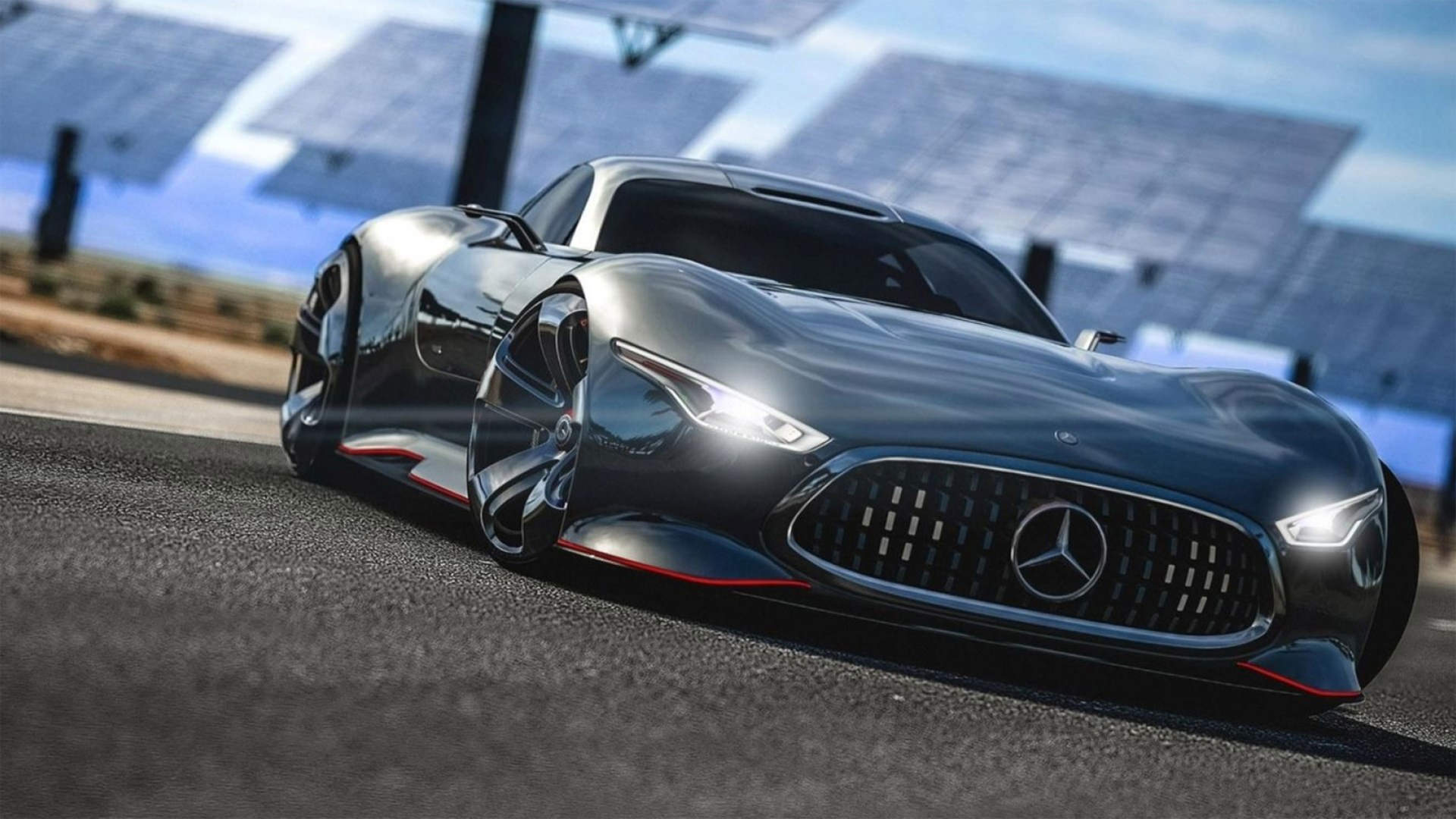 Benz car in Gran Turismo 7 racing game