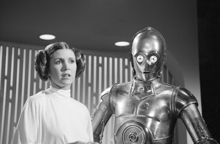 Carrie Fisher, who played Princess Leia, has died