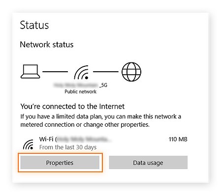 Change static IP in Windows - Network settings