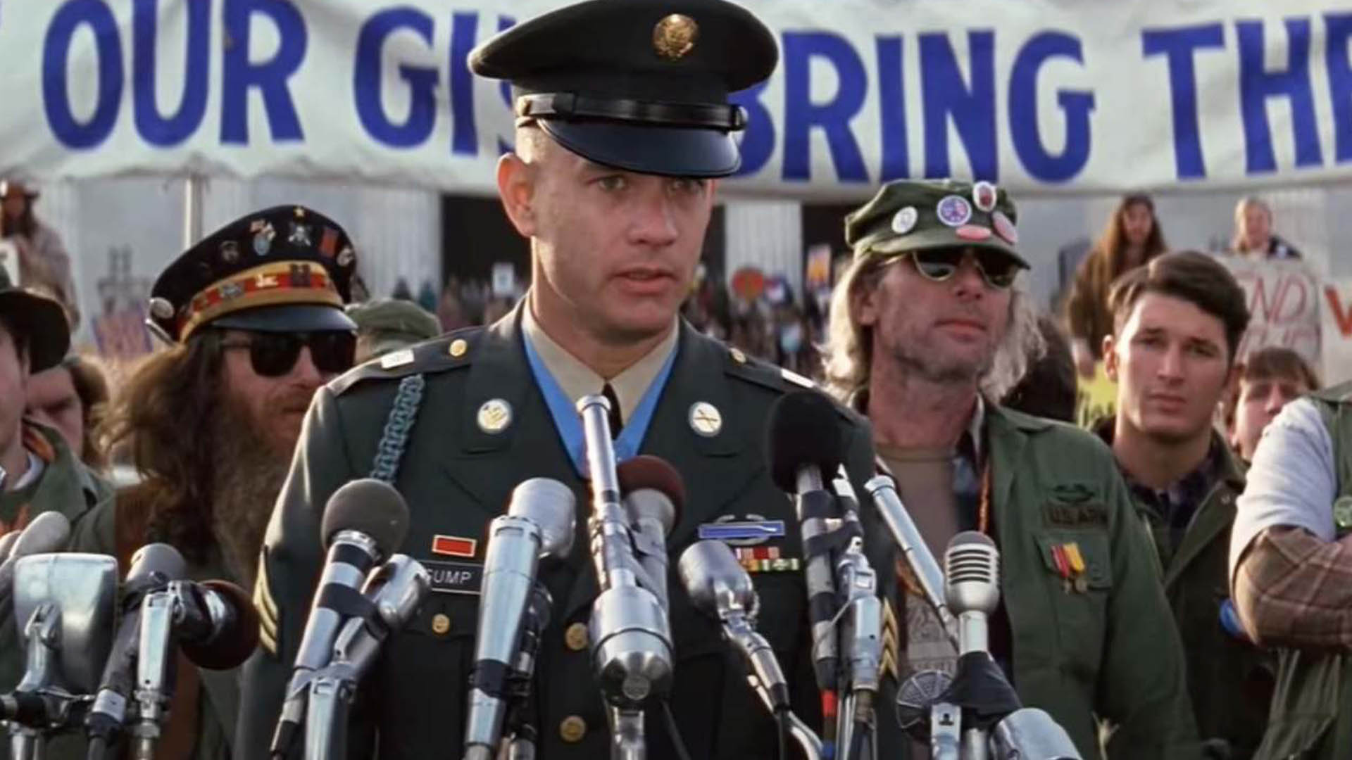 Forrest Gump's speech about the Vietnam War movie Forrest Gump