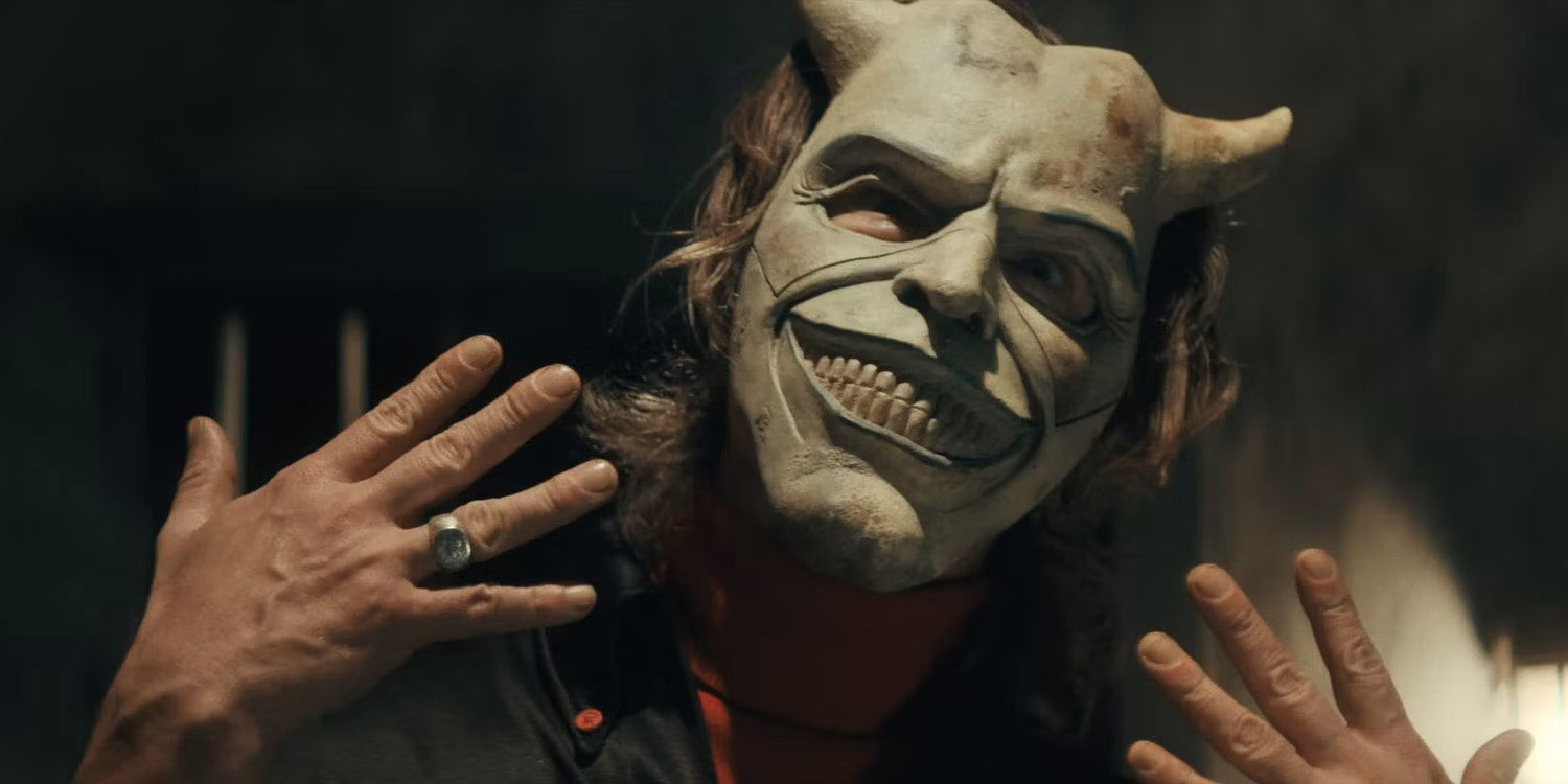 Gerber's horror character mask in the movie Black Phone