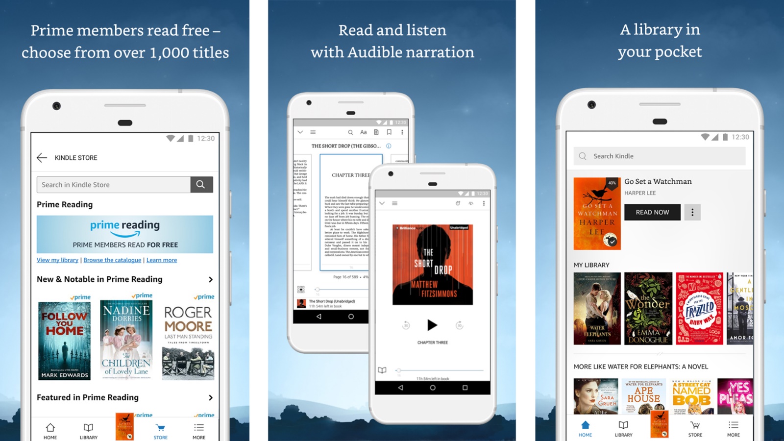 Screenshot of Google Play Books application environment