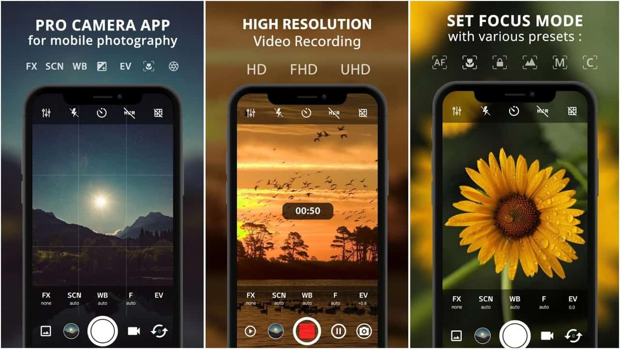 The best Android camera software - ProCam X