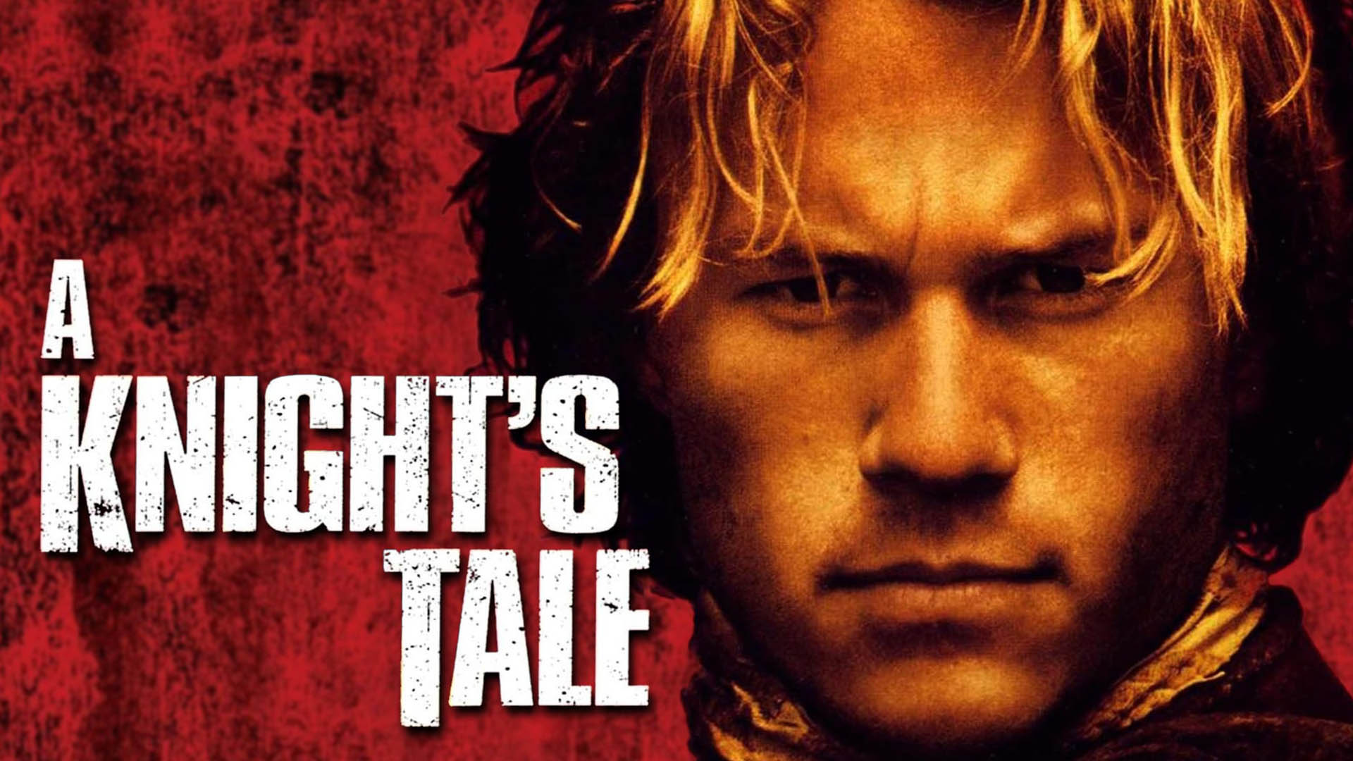 A Knight's Tale movie poster with Heath Ledger