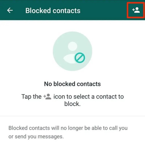 Signs of being blocked on WhatsApp