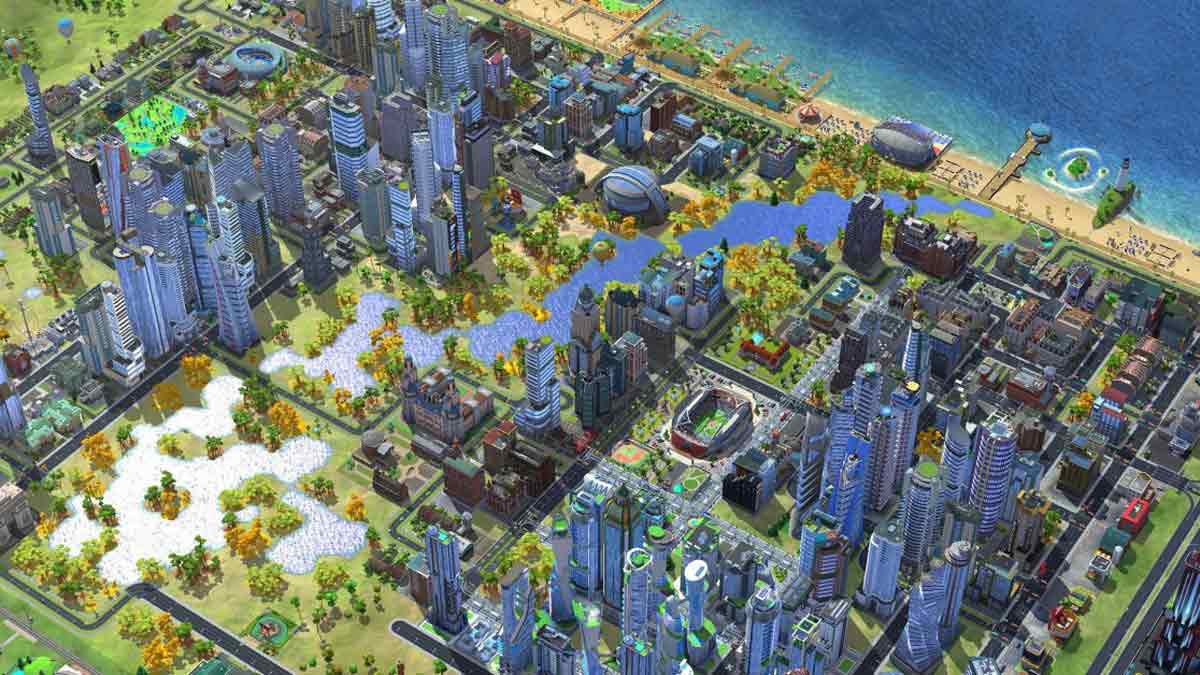 Sim City urban development game