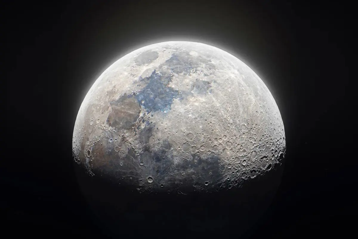 This Stunning And Detailed Image Of The Moon Is Made From A Combination Of 280,000 Photos