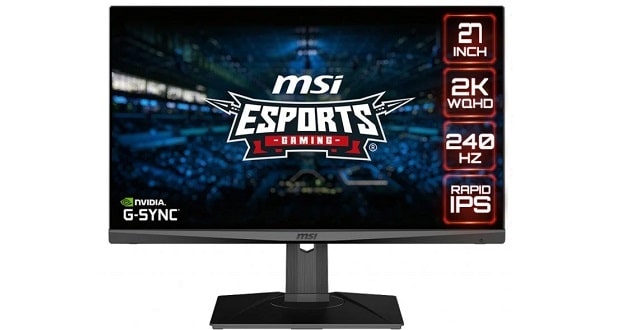 MSI G274QPX 2K Gaming Monitor With 240 Hz Refresh Rate Was Introduced