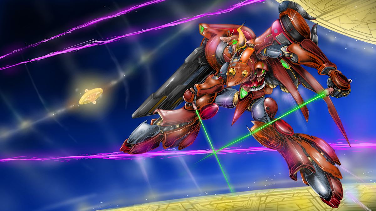 An image from the anime Mobile Suit Victory Gundam