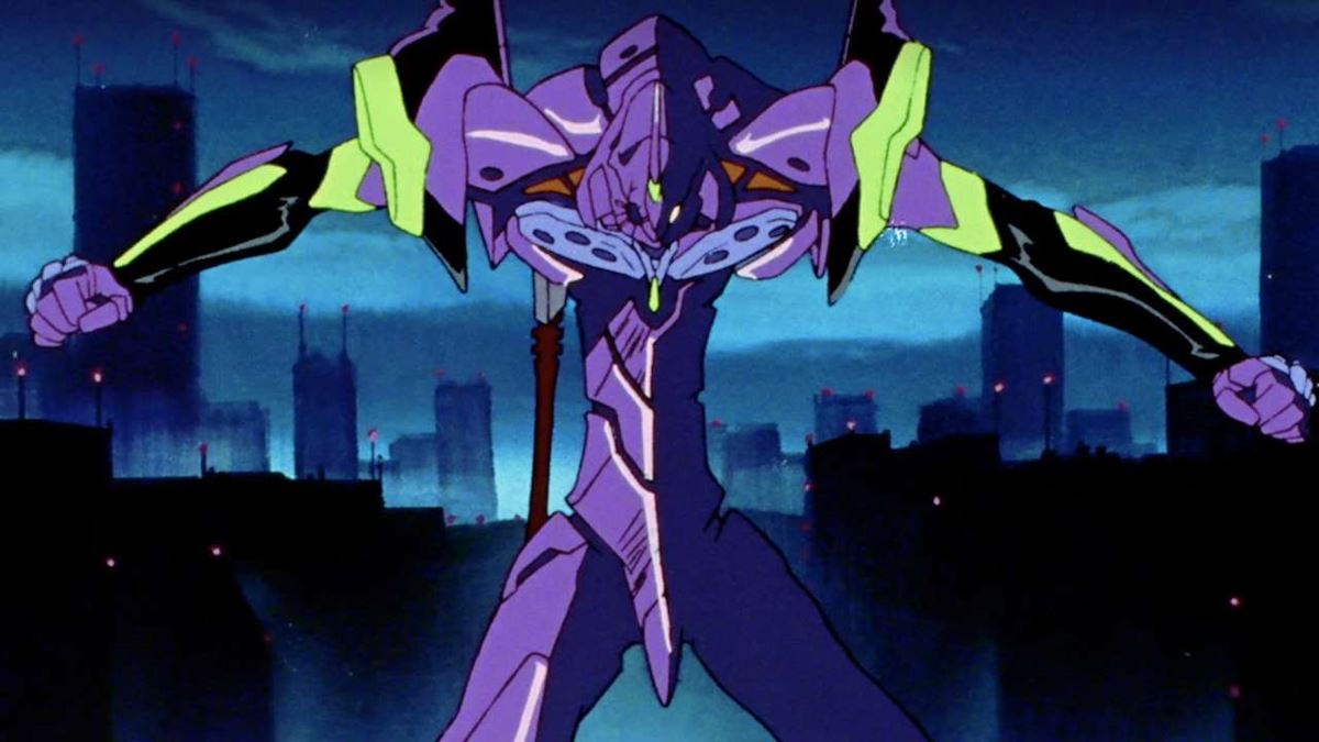 An image from the anime Neon Genesis Evangelion