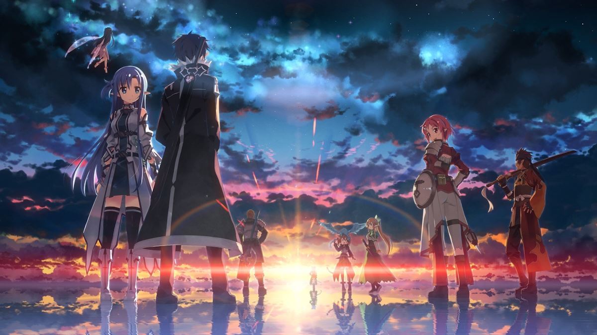 An image from the anime Sword Art Online