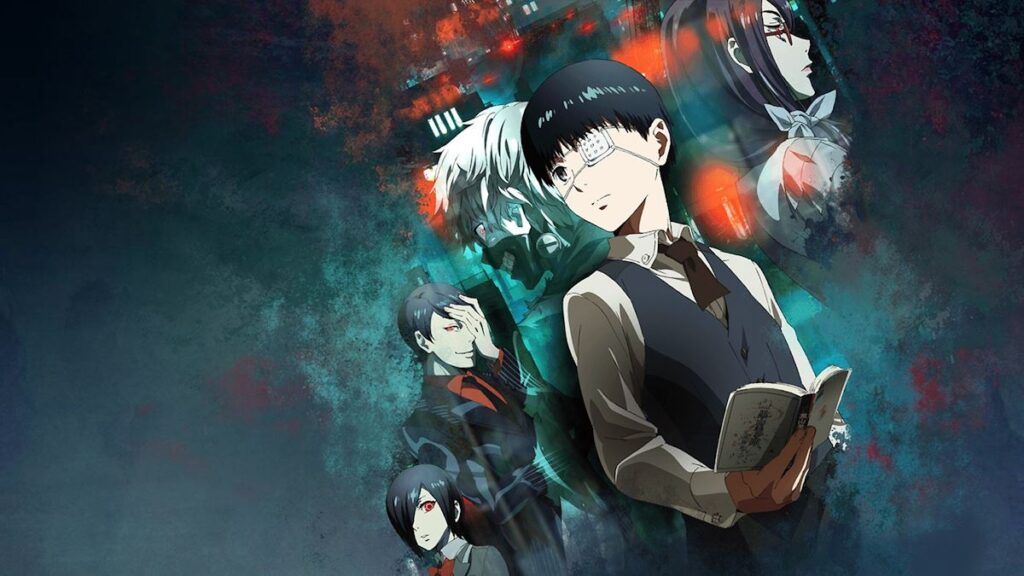 An image from the anime Tokyo Ghoul
