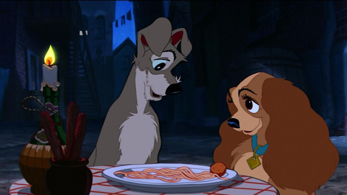 An image of Lady and Tramp animation