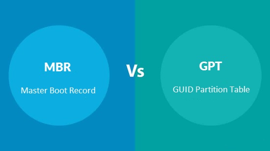 Convert mbr to gpt