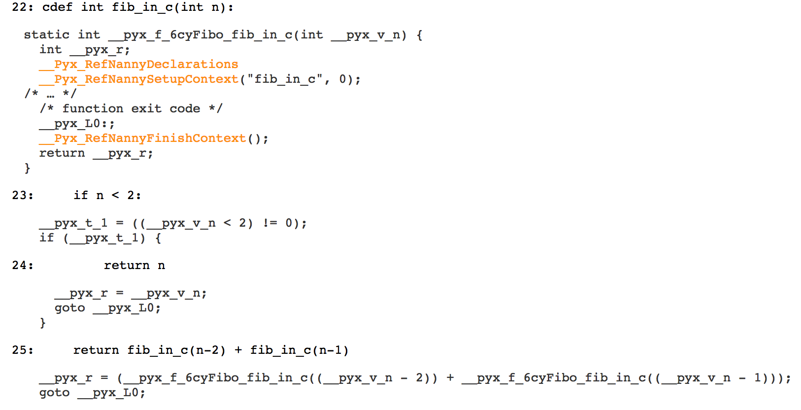 cdef and cpdef functions