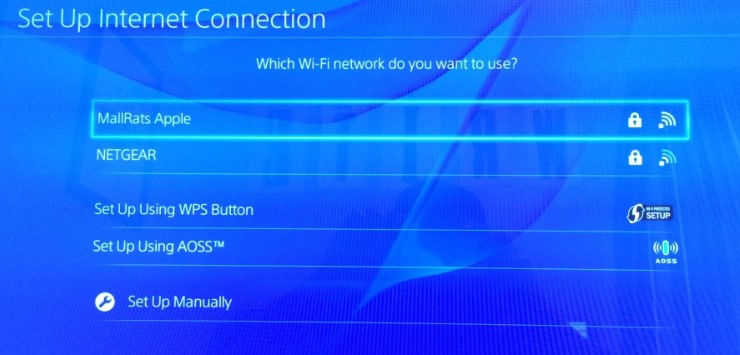 Check PlayStation 4 internet connection settings