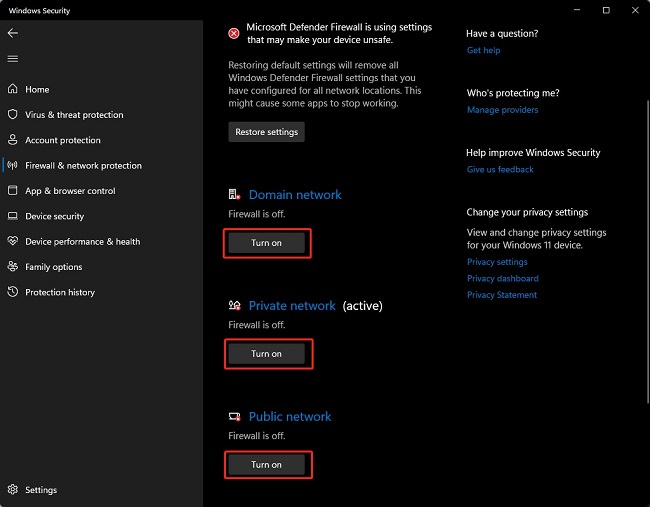 How to disable antivirus in Windows 11