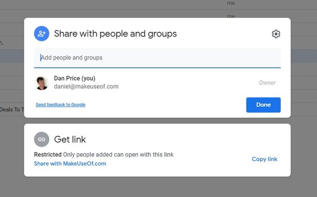 How to share files in Google Drive
