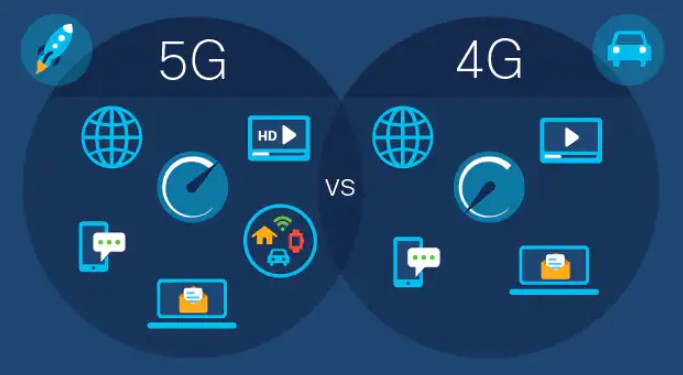 The difference between 4G and 5G internet