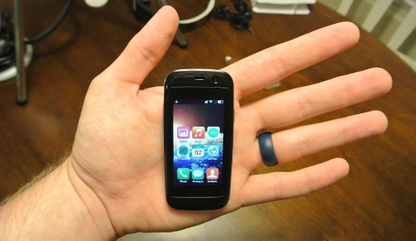 Posh Micro X S240 phone; The size of a palm