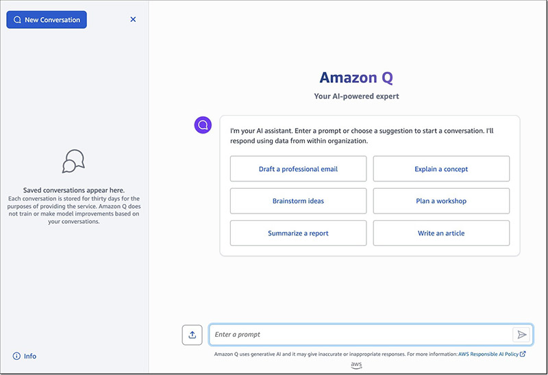 Amazon has released its Q AI chatbot for Amazon Web Services customers. This tool, which was introduced at Amazon's re:Invent conference in Las Vegas, is available to the public at a basic price of $20 per year.