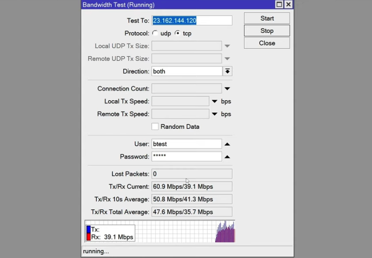 Mikrotik Bandwidth Test Tool and How to Use It DED9