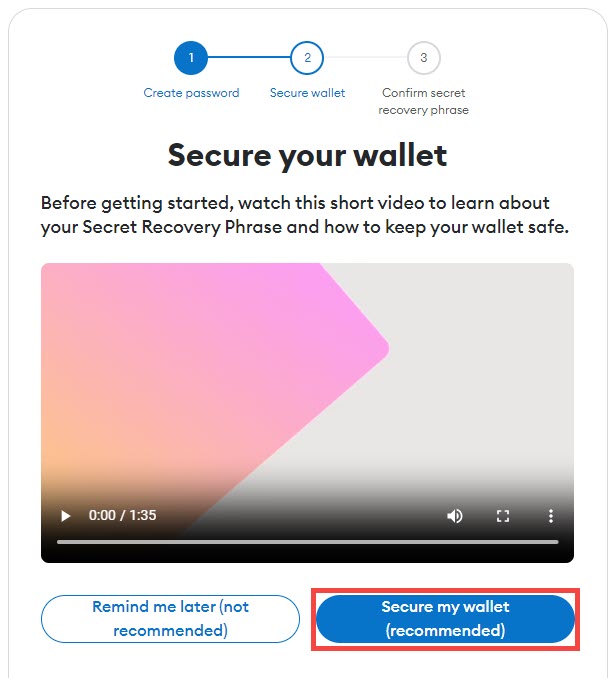 Metamask wallet security layers