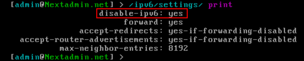 enable ipv6