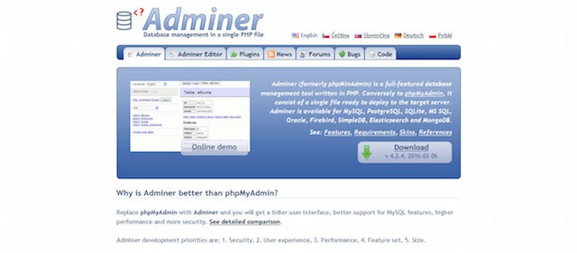 Adminer 