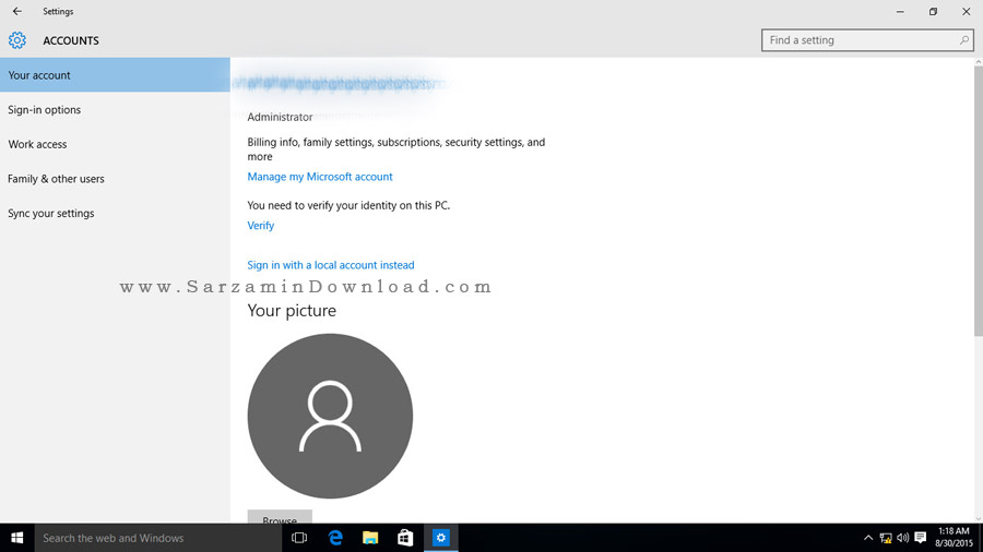 All about Microsoft and local accounts in Windows 10