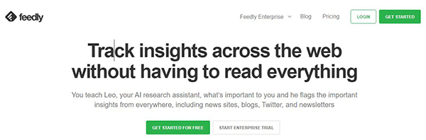 Feedly service