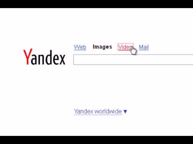 Yandex search engine - English version - YouTube