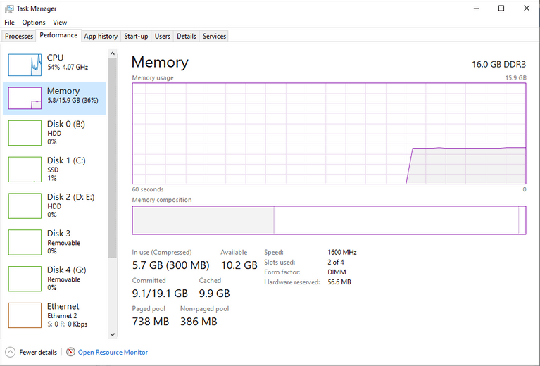 SysMain in Windows 10