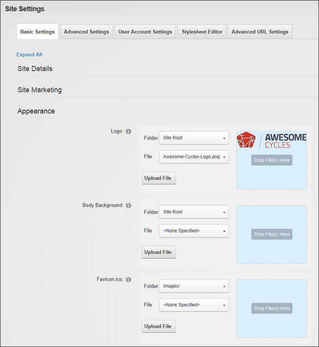 A demonstration of shell settings in DNN